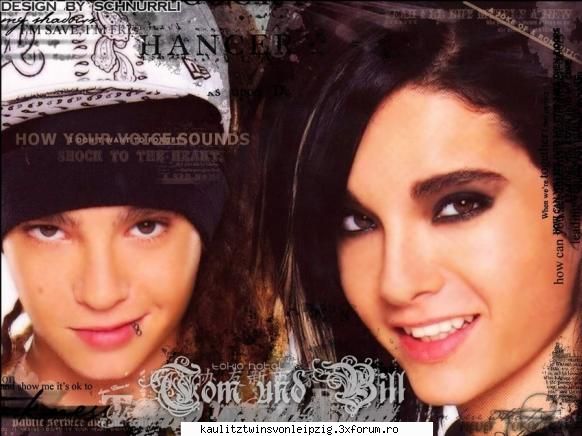 Bill,Tom si fetele - Bine spus >:)>:)>:)>:) Ma rog,eu eram in fatza - Kaulitz twins von Leipzig